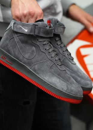 Теплі кросівки nike air force
