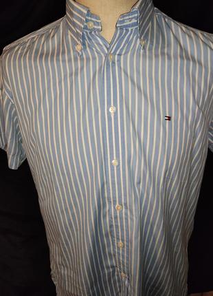 Tommy hilfiger рубашка размер m,l