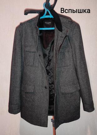 Шерстяное пальто френч jack raid🔥4 фото