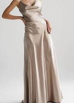Сукня в білизняному стилі бежева сукня на бретельках8 фото