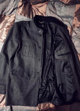 Шерстяное пальто френч jack raid🔥9 фото