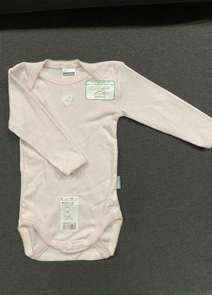 Боді футболка з довгим рукавом дитячий на 6 місяців