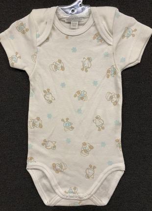 Боди бодик детский футболка 1 месяц