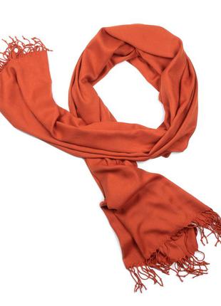 Палантин кашеміровий теракотовий (ш-511-1)