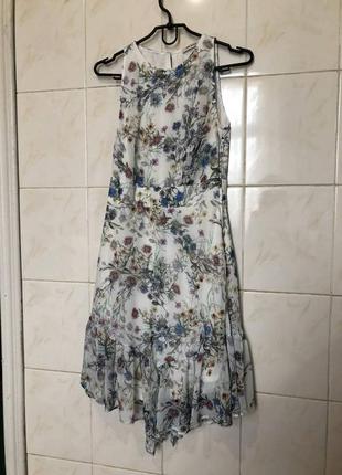 Платье в цветочный принт zara5 фото