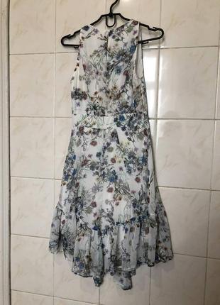 Платье в цветочный принт zara4 фото