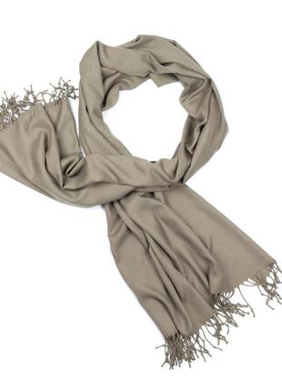 Палантин кашемировый серый (ш-511-2)