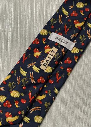 Bally шелковый галстук оригинал винтаж.3 фото