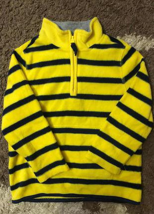 Теплая кофта для мальчика на 3 года флис old navy в хорошем состоянии