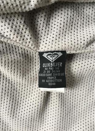 Робоча фірмова міцна куртка вітровка з капюшоном quicksilver оригінал3 фото