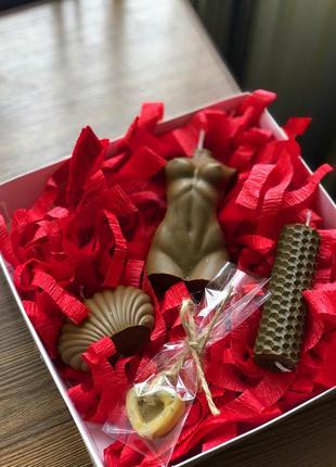 Подарунковий набір еко свічок