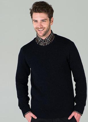 Базовый шерстяной свитер с круглым вырезом