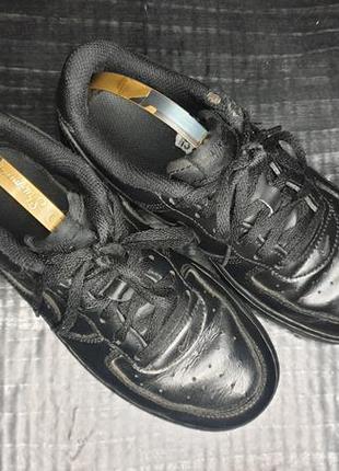 Кожаные кроссовки nike air force3 фото