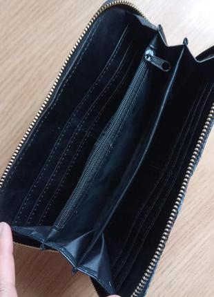 Портмоне гаманець гаманець pulicati натуральна шкіра фактура змія4 фото