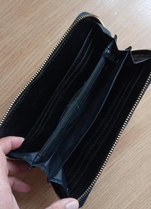 Портмоне гаманець гаманець pulicati натуральна шкіра фактура змія5 фото