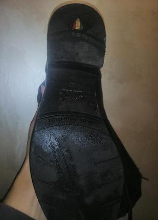 Сапоги кожаные