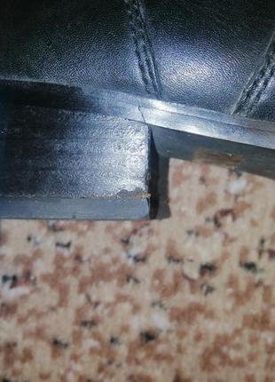 Сапоги кожаные