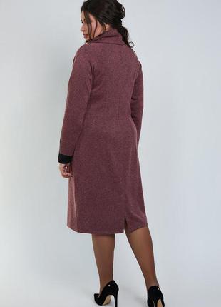 Платье женское теплое с хомутом размеры: 50-605 фото