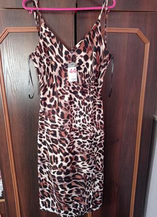 Сукня леопардовий принт1 фото