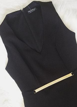 Плаття чорне міді олівець 4