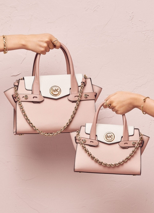 Двоколірна міні-сумка michael kors carmen4 фото