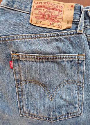 Вінтажні джинси levi's levis 501 made in haiti2 фото