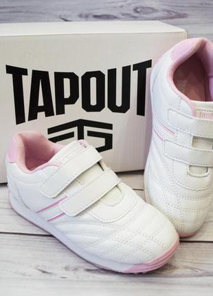 Кроси білі з рожевим для дівчинки tapout