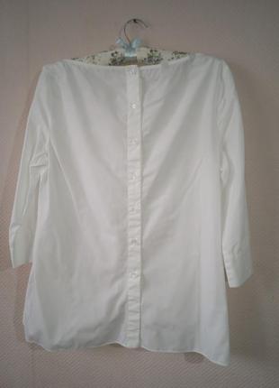 Біла блуза сорочка zara3 фото