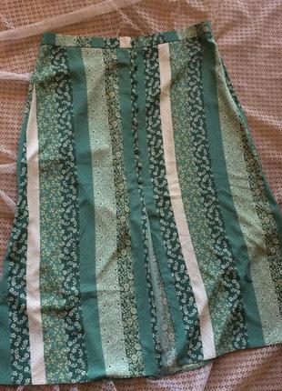 Оригінальна легка спідниця з розрізом попереду george