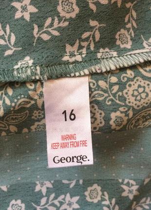 Оригинальная легкая юбка с разрезом впереди george9 фото