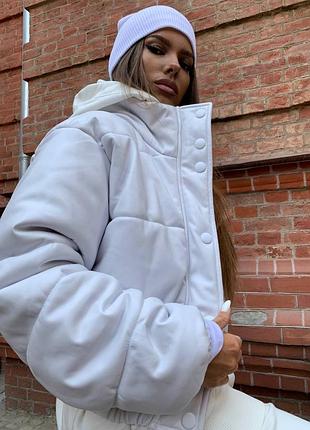 Куртка еко шкіра