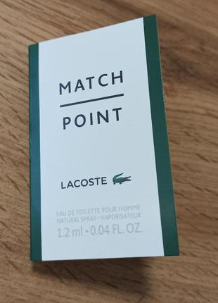 Lacoste match point туалетна вода1 фото