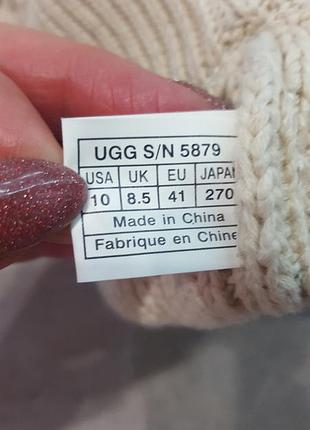 ugg Slide сапоги с вязаным верхом8 фото