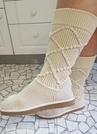 ugg Slide сапоги с вязаным верхом4 фото