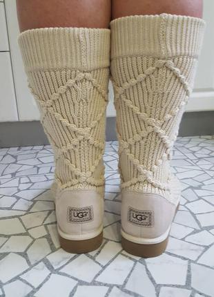 ugg Slide сапоги с вязаным верхом3 фото