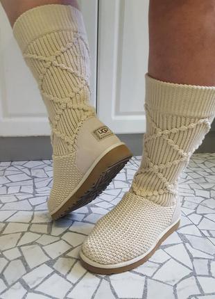 ugg Slide сапоги с вязаным верхом2 фото