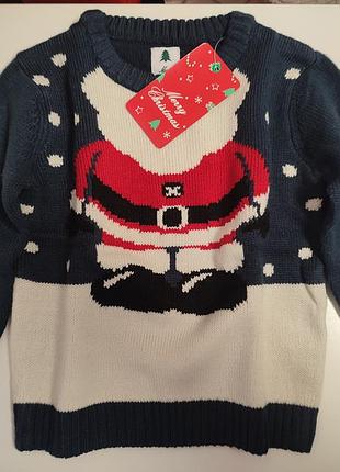 Новорічна кофта merry christmas 80-86p