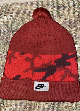 Шапка nike sportswear multi camo, beanie, оригинал, one size unisex