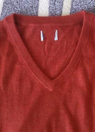Пуловер-джемпер из 100% шерсть мериноса тсм tchibo германия, 50 размер3 фото