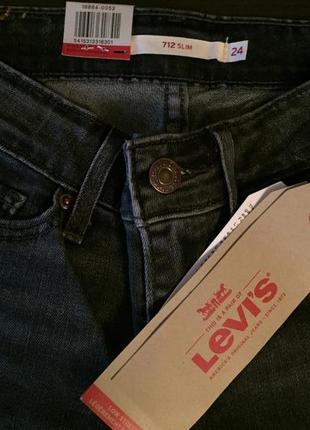 Джинсы levis 712 slim для стройняжек4 фото