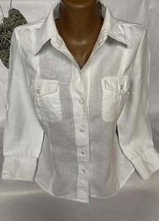 Брендовая рубашка лён 100% globus