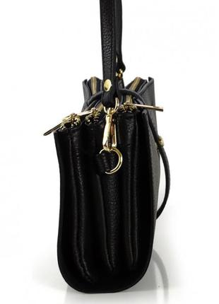 Женская стильная сумочка  итальянская кожа  3 отделения ручка ремешок на плечо2 фото