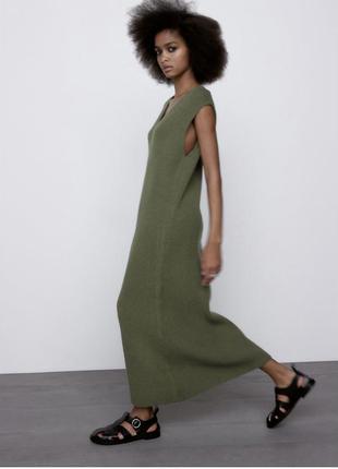 Zara 🔥 нова трикотажна сукня
