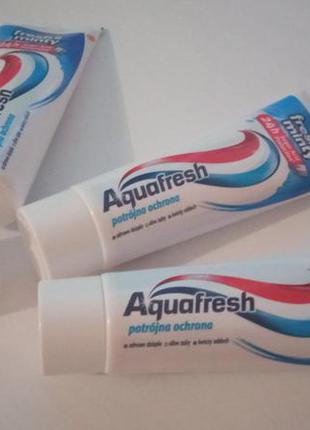 Відбілююча зубна паста aquafresh (виробництво великобританія)4 фото