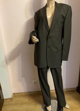 Классический деловой мужской костюм/ xl/ xxl/ brend jean carriere шерсть 88%