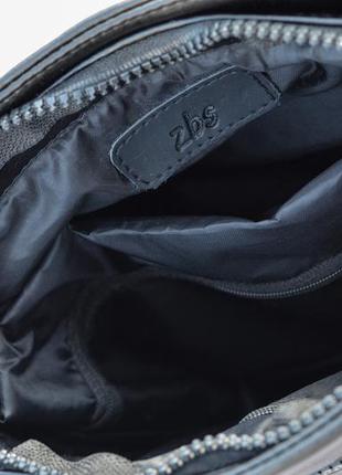 Барсетка мужская черная кожаная, качественная вместительная сумка через плечо10 фото