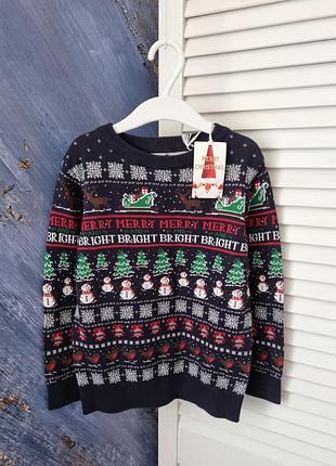 Кофта свитер новый год