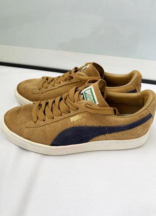 Кеды, кроссовки, сникерсы, натуральная замша, замшевые, puma suede classic+1 фото