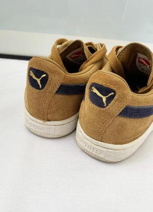 Снікери, кеди, кросівки, натуральна замша, замшеві, puma suede classic+3 фото