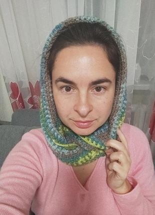 Шарф-снуд ексклюзив) 7